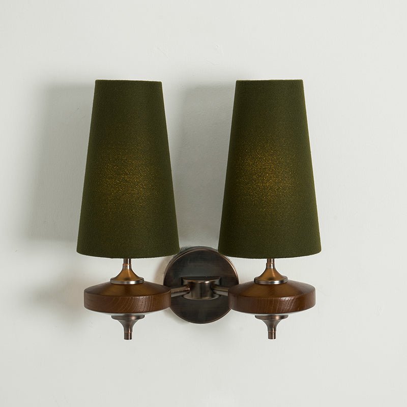 Ravenvale Twin Shade Indoor Wall Light