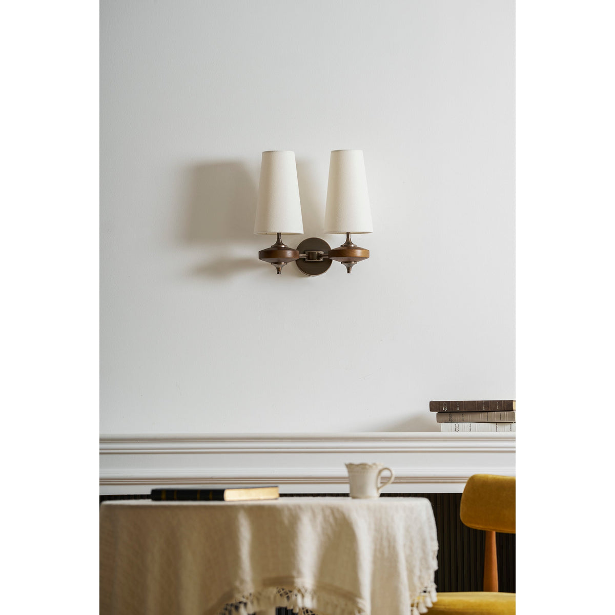 Ravenvale Twin Shade Indoor Wall Light