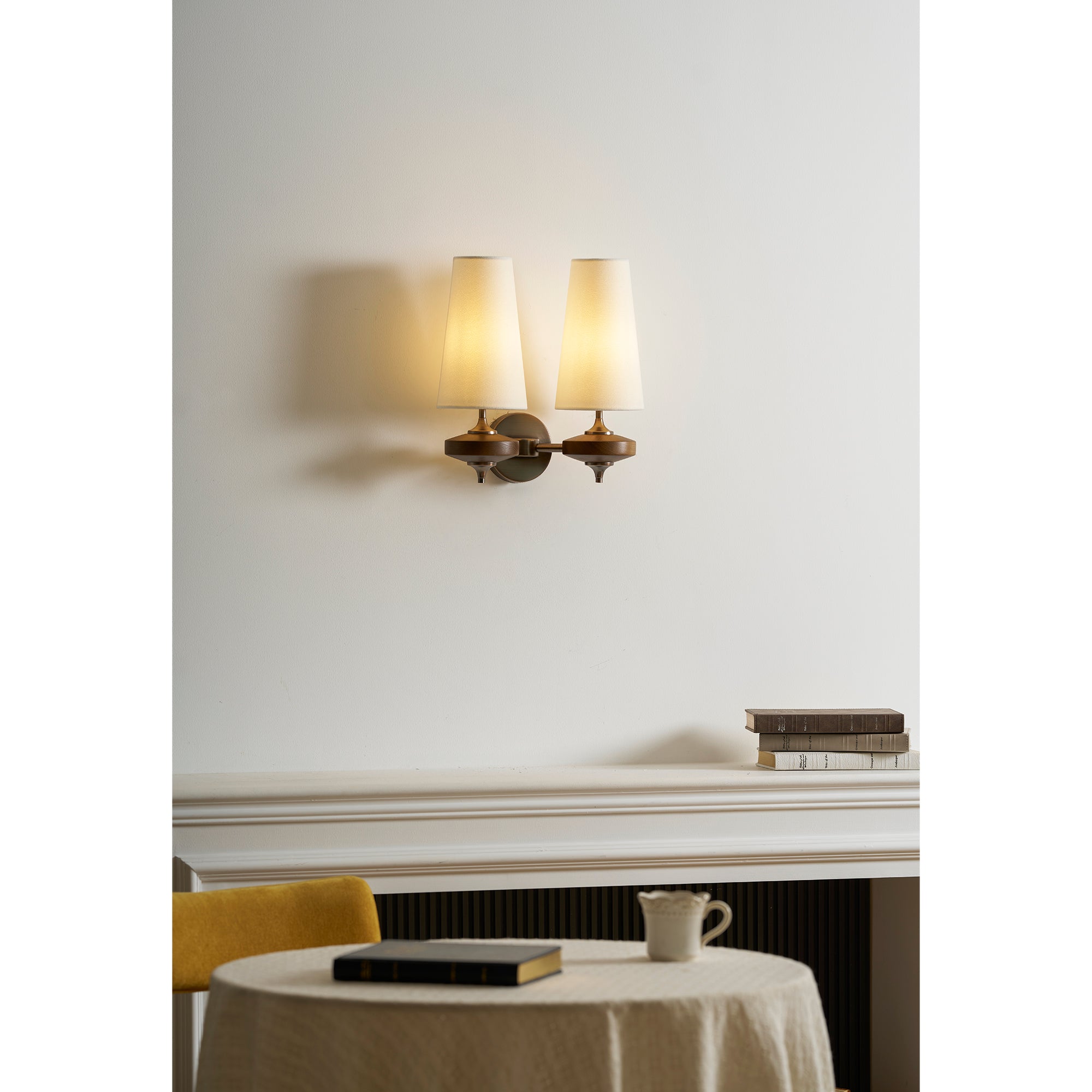 Ravenvale Twin Shade Indoor Wall Light