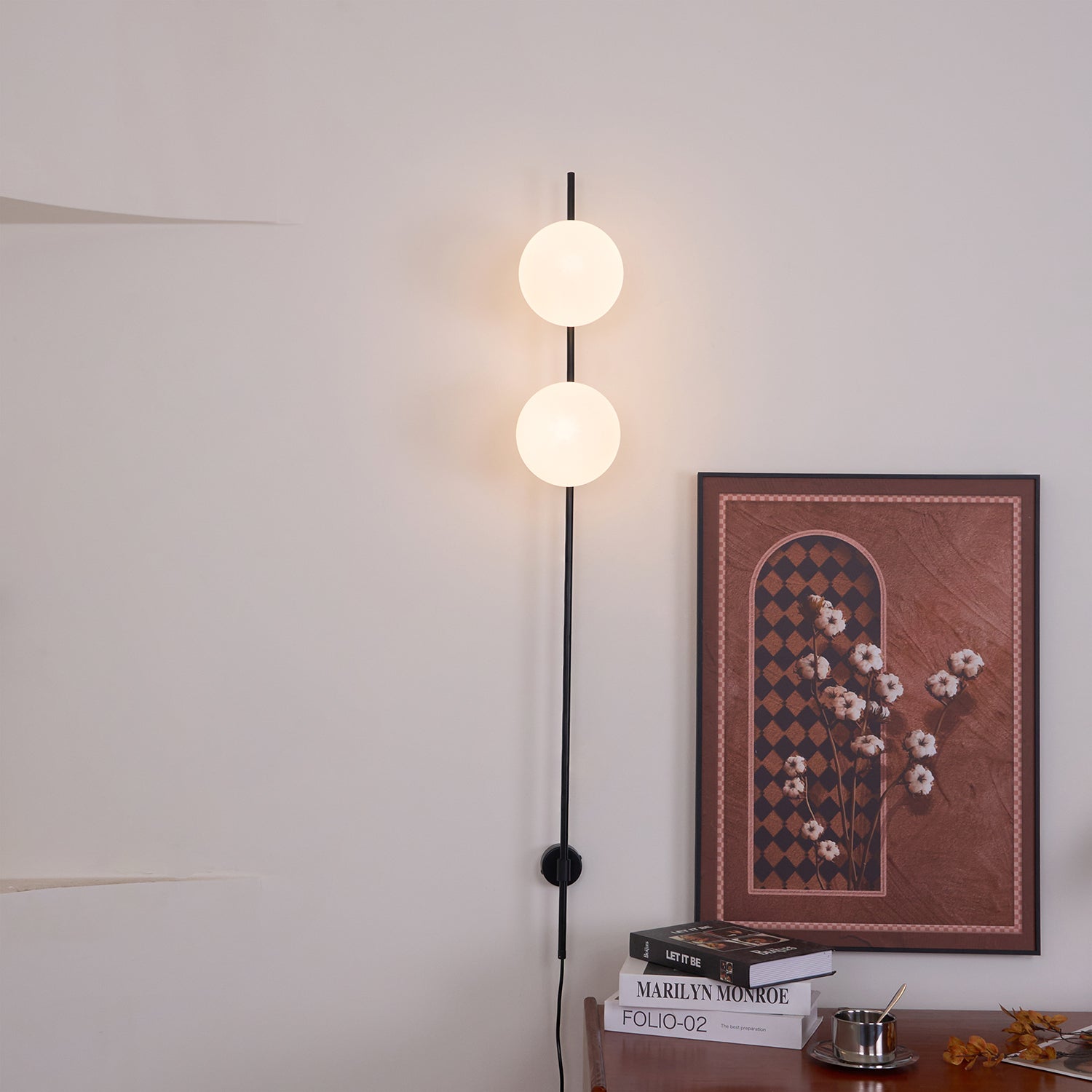 Evshaora Modern Minimalist Glass Wall Light