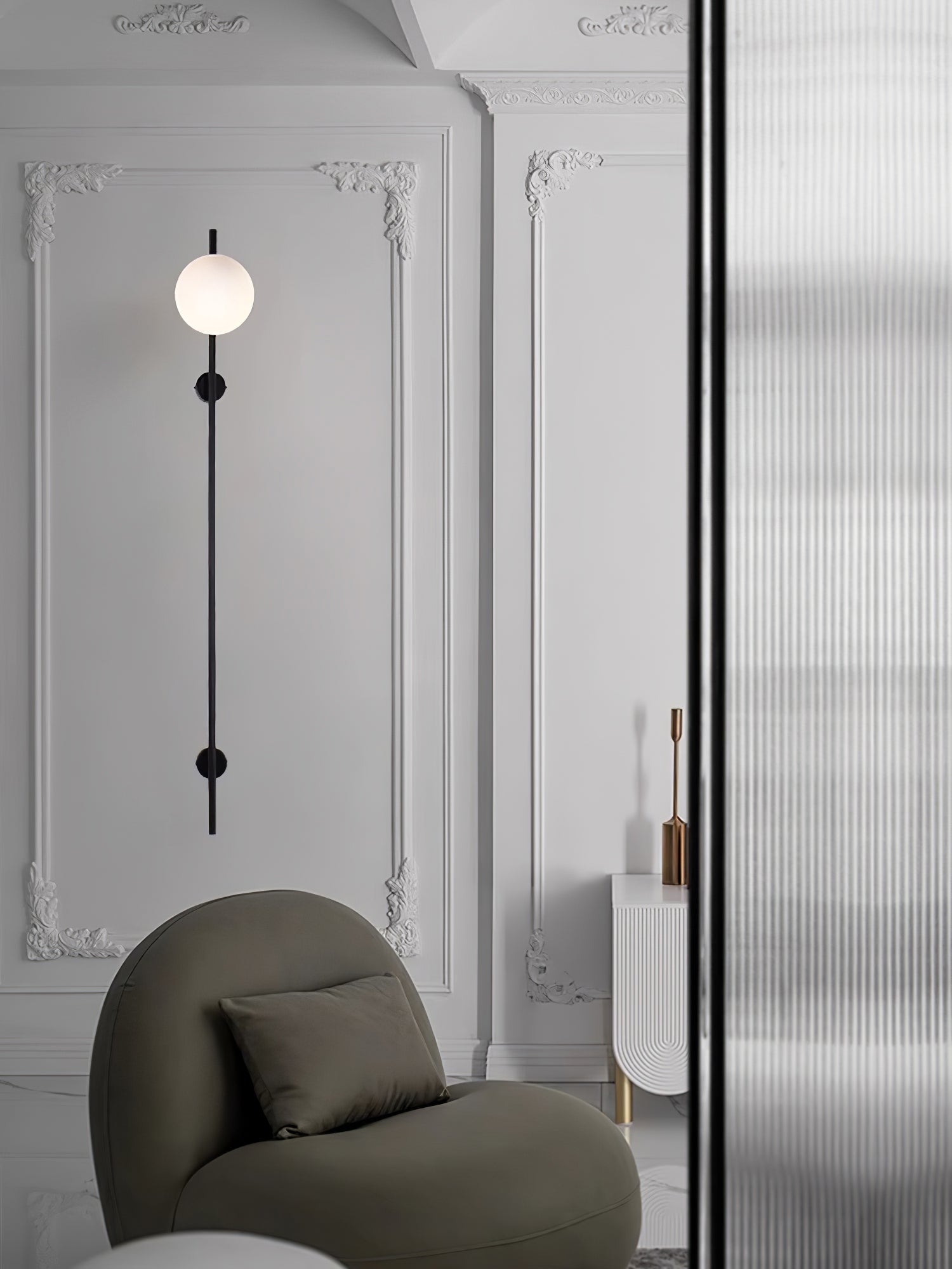 Evshaora Modern Minimalist Glass Wall Light