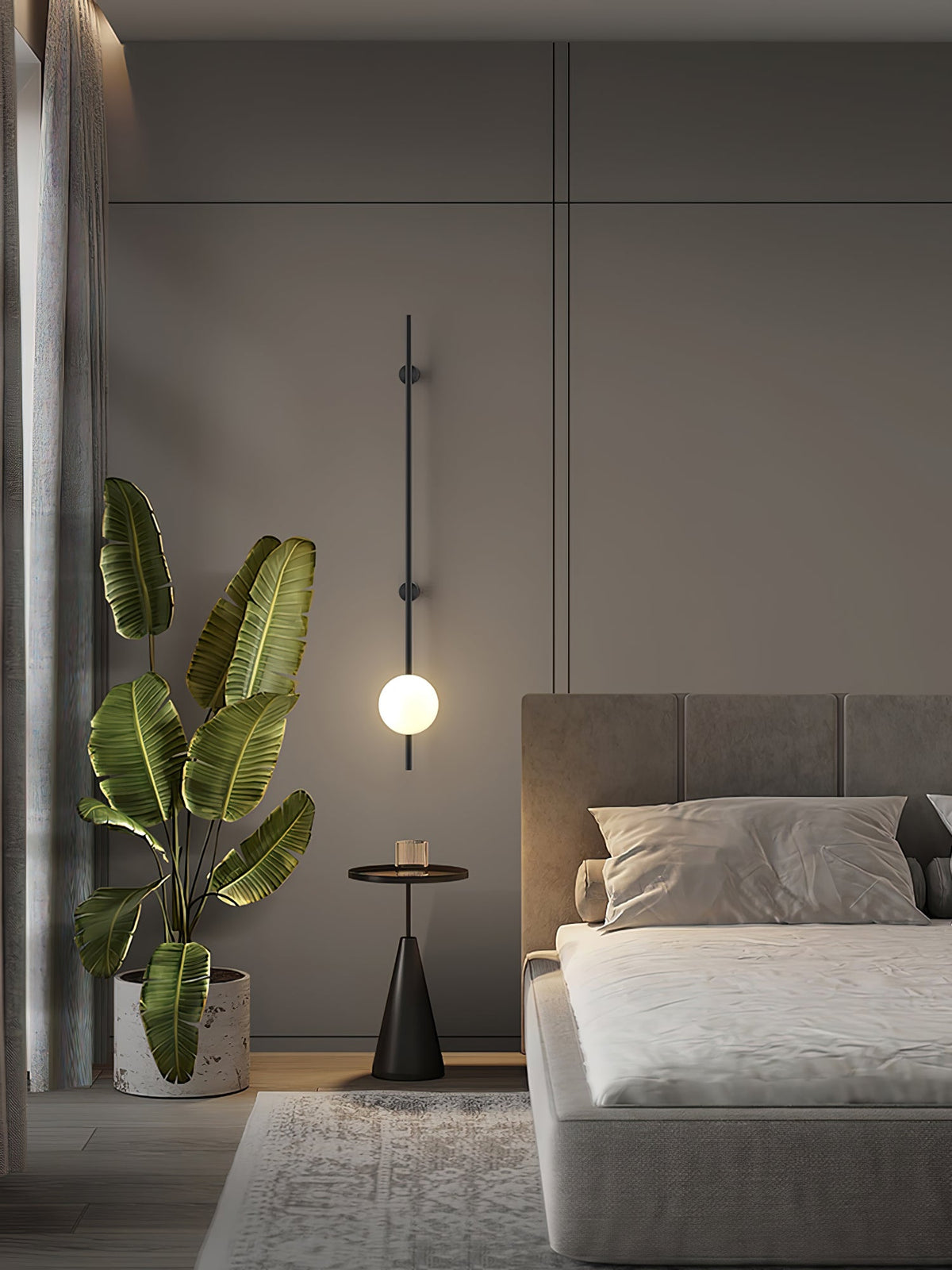 Nerylor Modern Minimalist Glass Wall Light