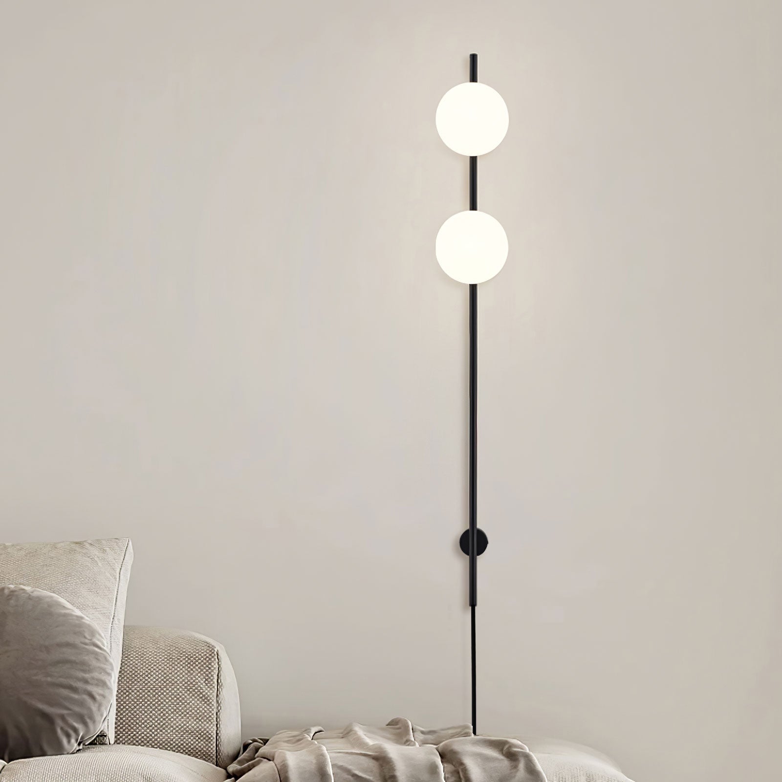 Evshaora Modern Minimalist Glass Wall Light