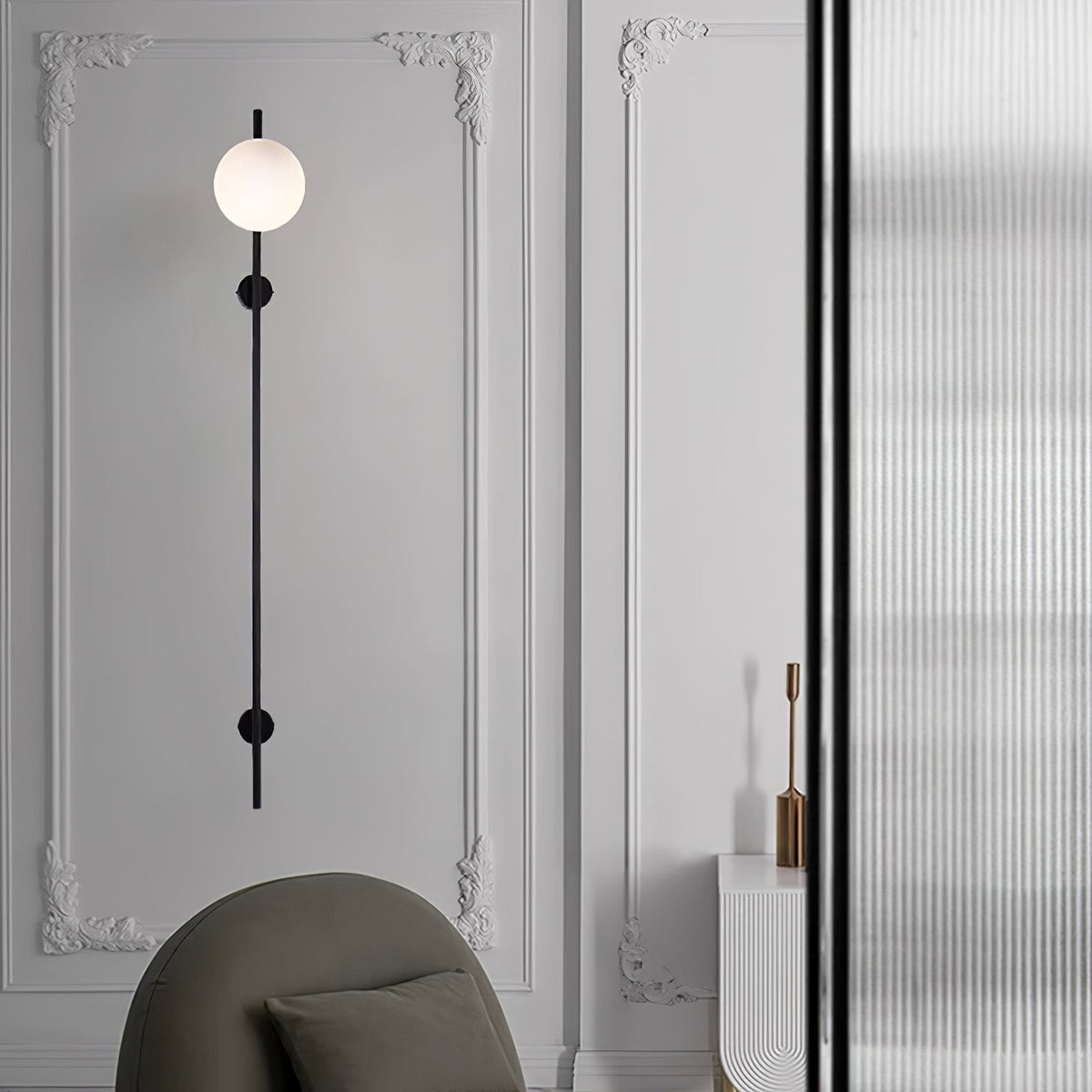 Nerylor Modern Minimalist Glass Wall Light