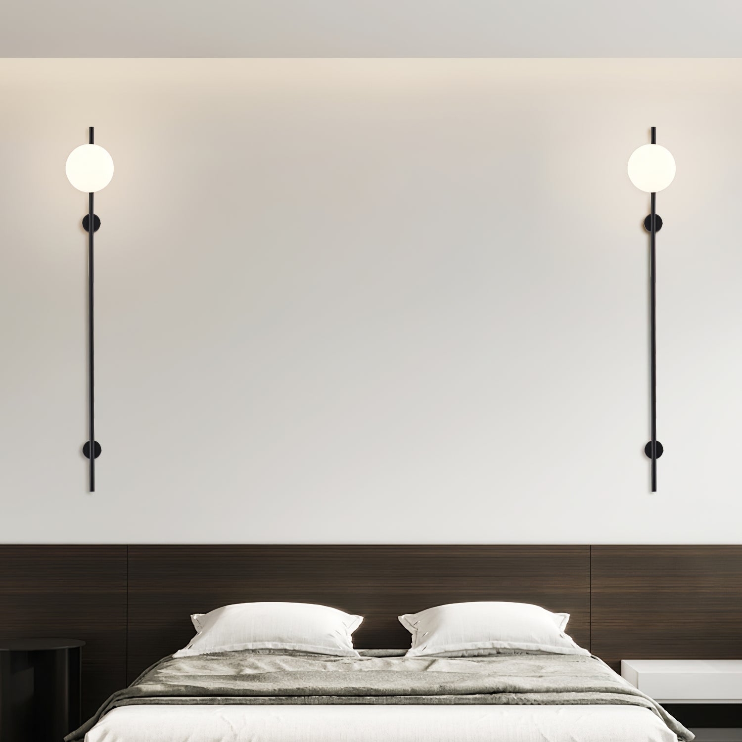 Nerylor Modern Minimalist Glass Wall Light