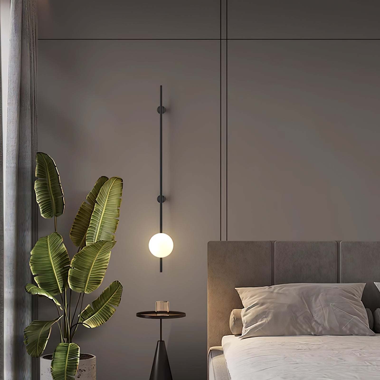 Nerylor Modern Minimalist Glass Wall Light