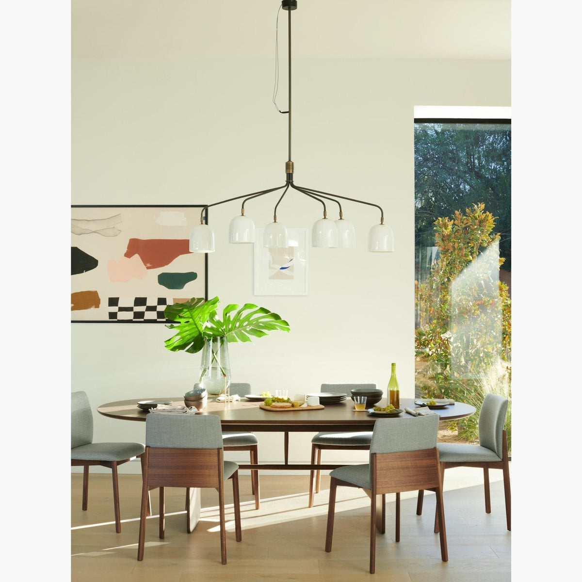 Casorira Chandelier Black Brass Industrial