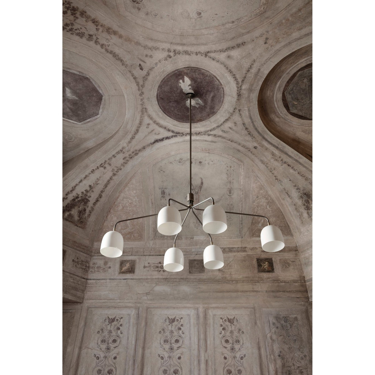 Casorira Chandelier Black Brass Industrial