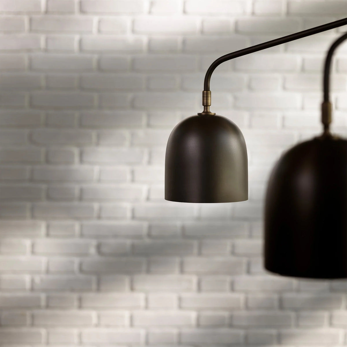 Casorira Chandelier Black Brass Industrial