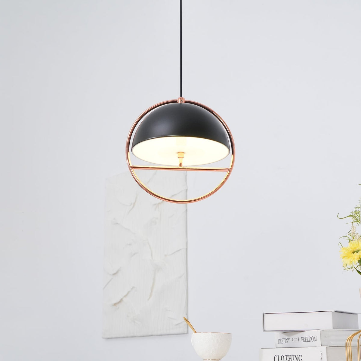Zephira Steel Classic Pendant Lamp