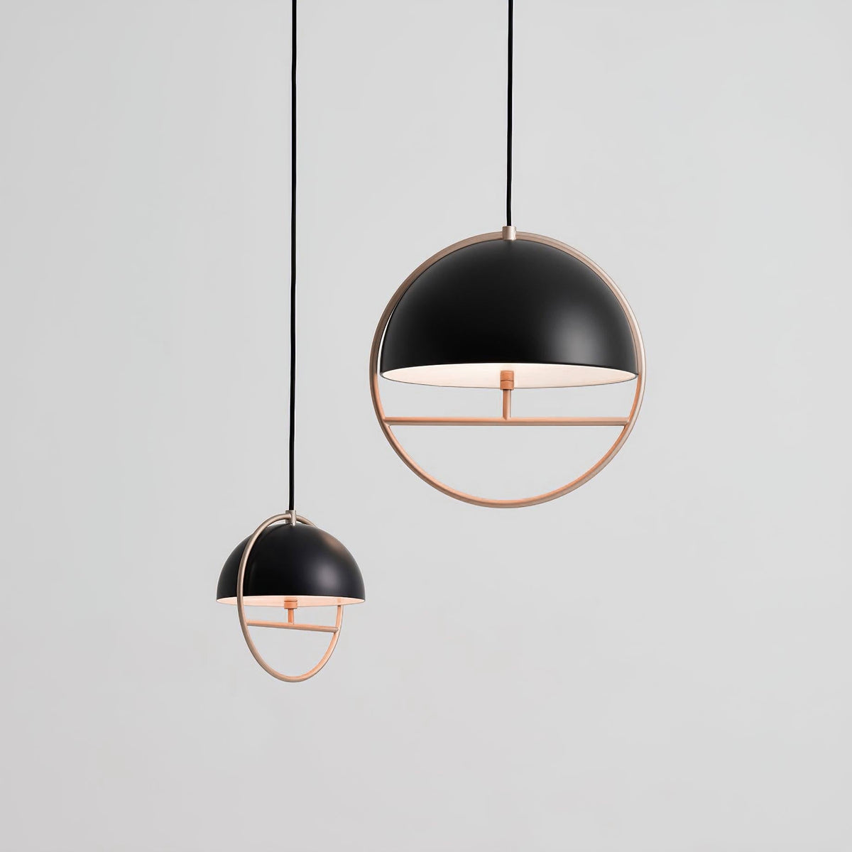 Zephira Steel Classic Pendant Lamp
