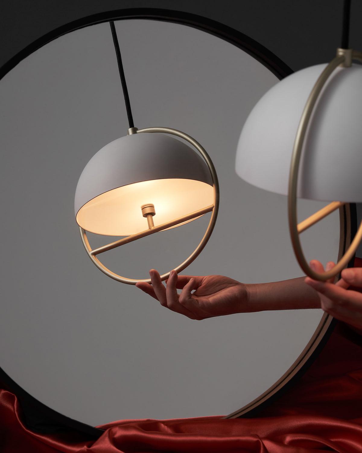 Zephira Steel Classic Pendant Lamp