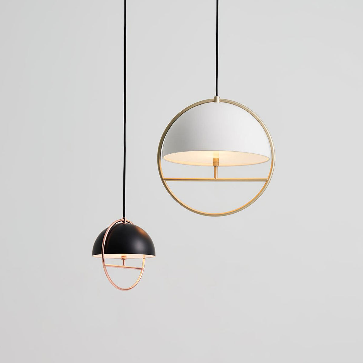 Zephira Steel Classic Pendant Lamp