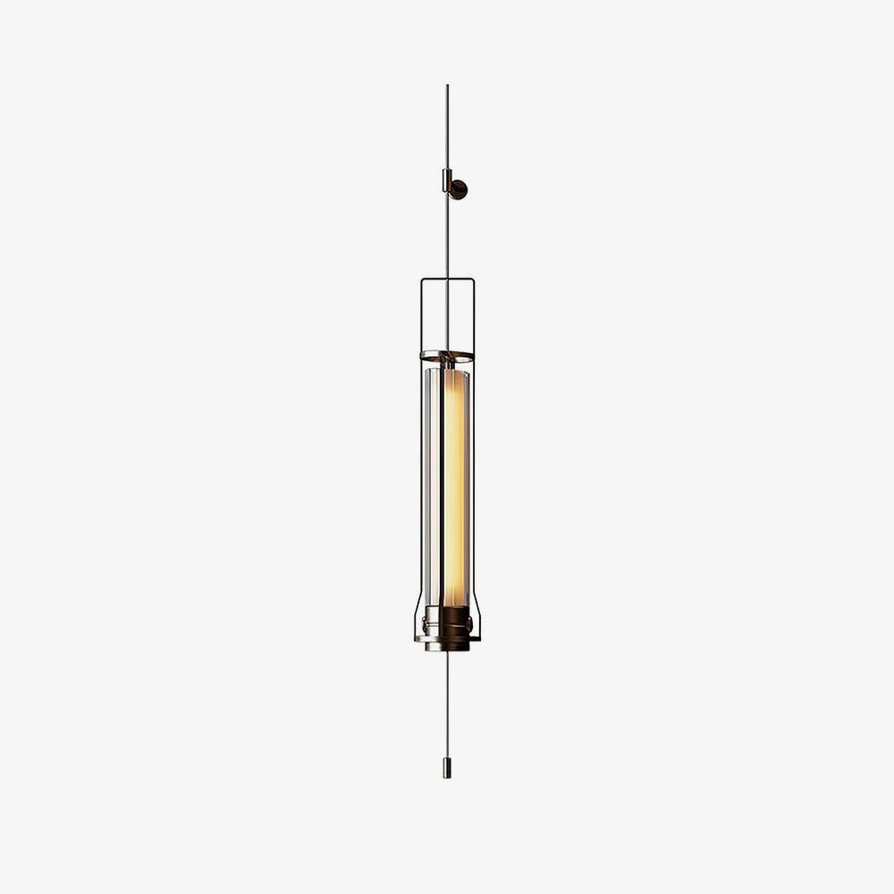 Lioralora Modern Minimalist Cylinder Glass Sconce Wall Lamp