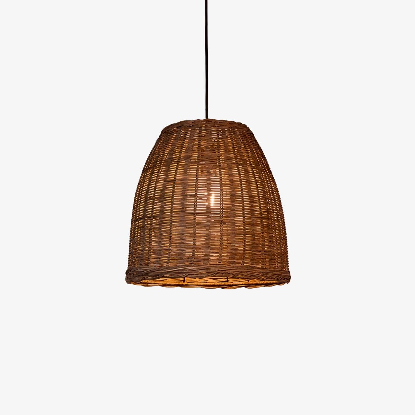 Wickora Vintage Wicker Pendant Lamp