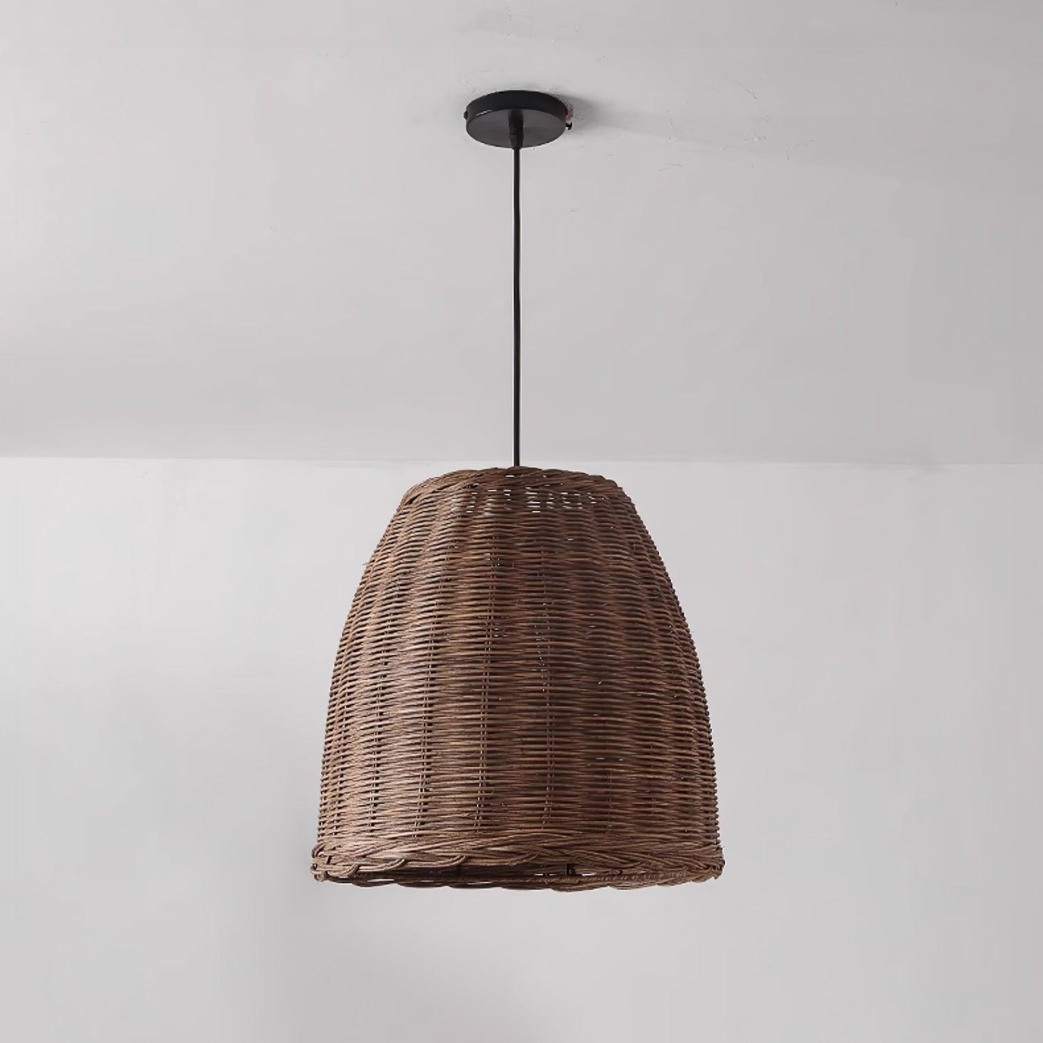 Wickora Vintage Wicker Pendant Lamp