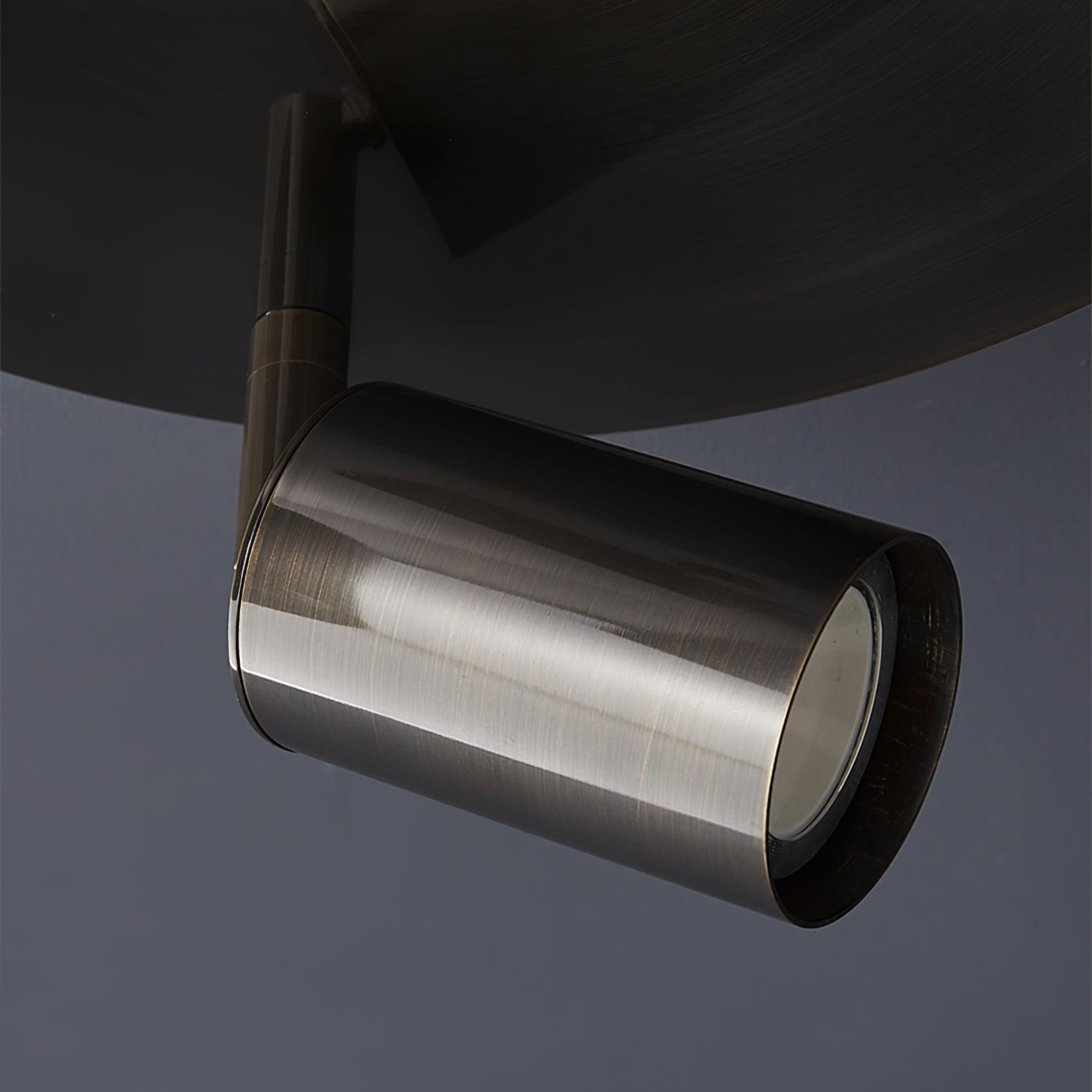Solara Ceiling Lamp Brass Cylinder Adjustable Contemporary - Neutral Decor