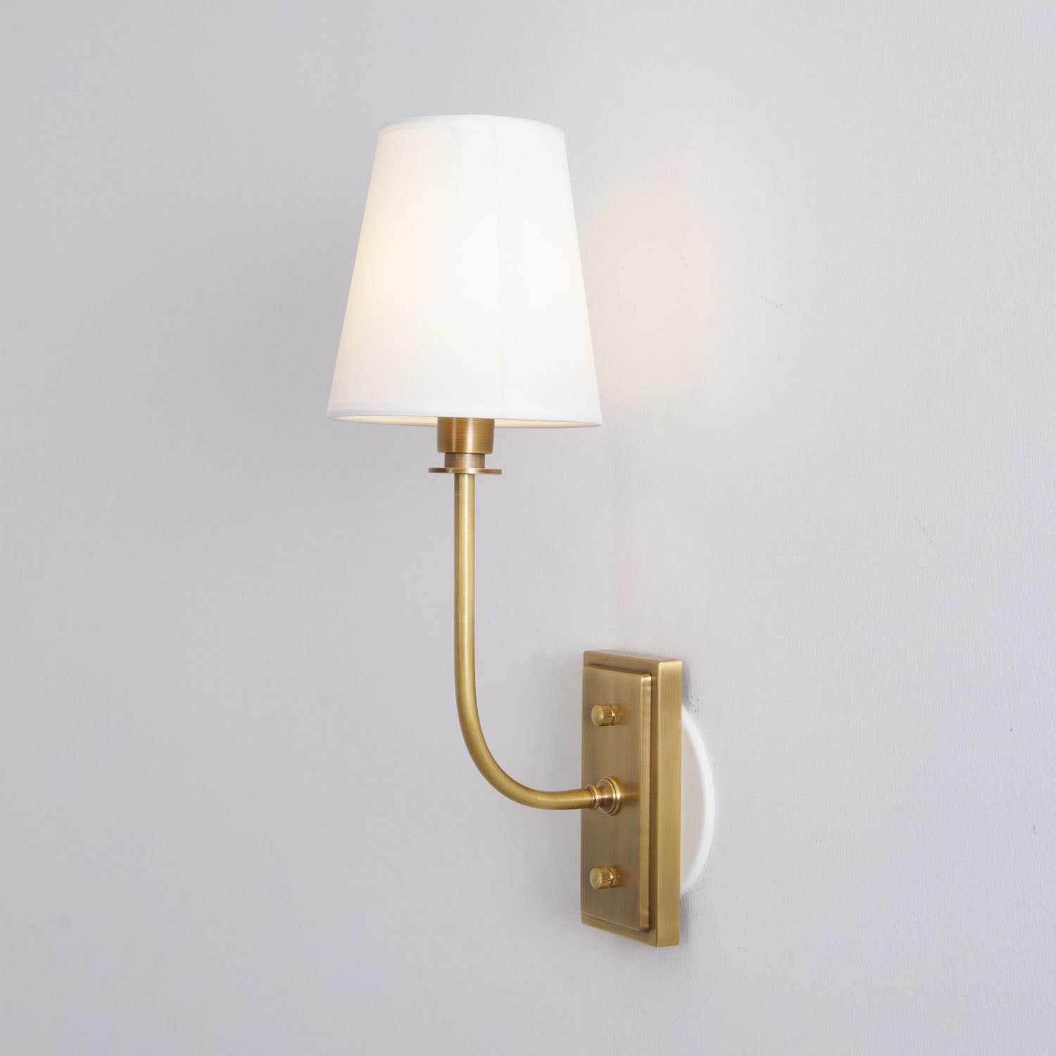 Sylvie Tapered Modern Fabric Wall Light