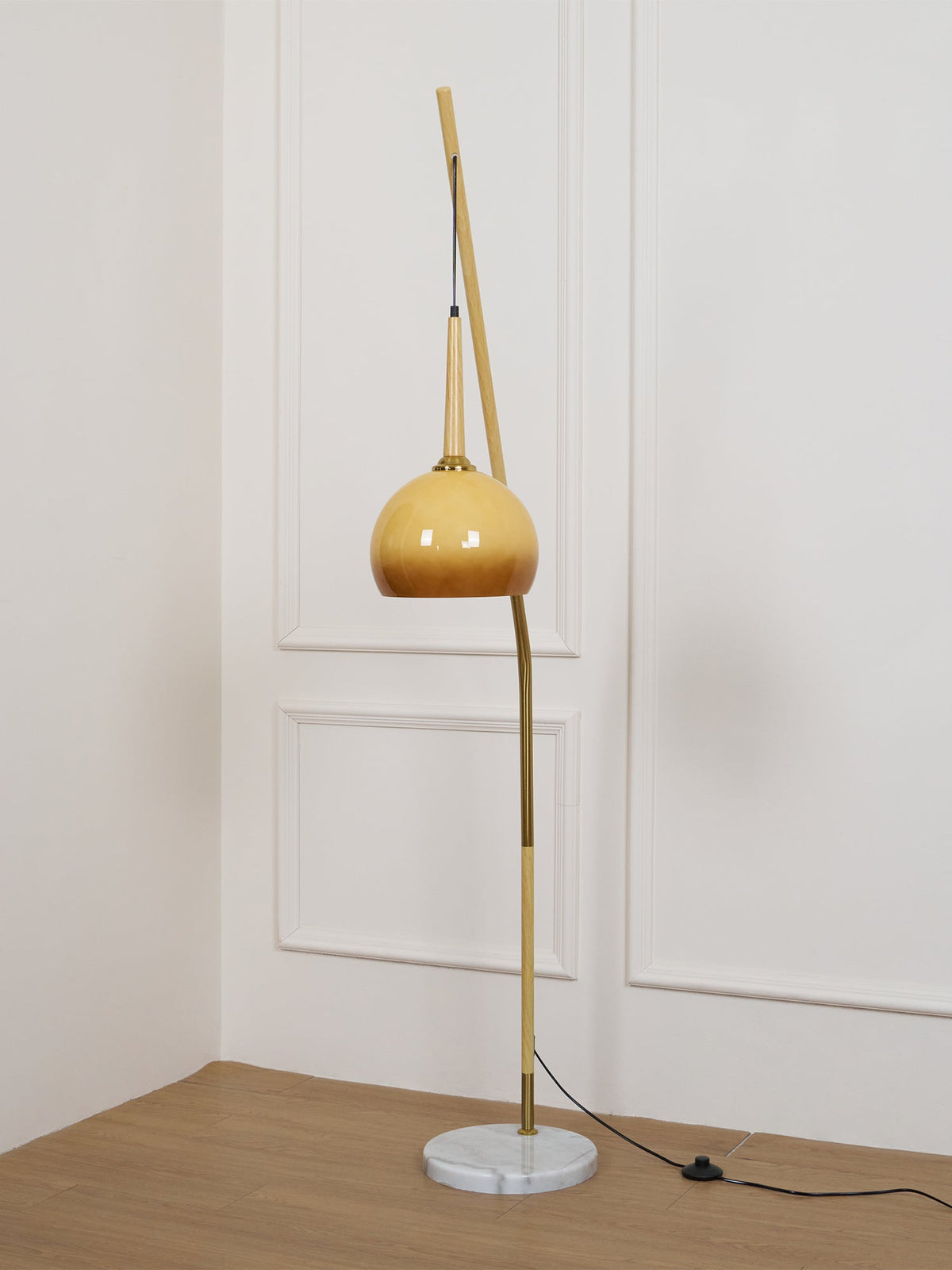 Catalil Retro Glass Floor Lamp