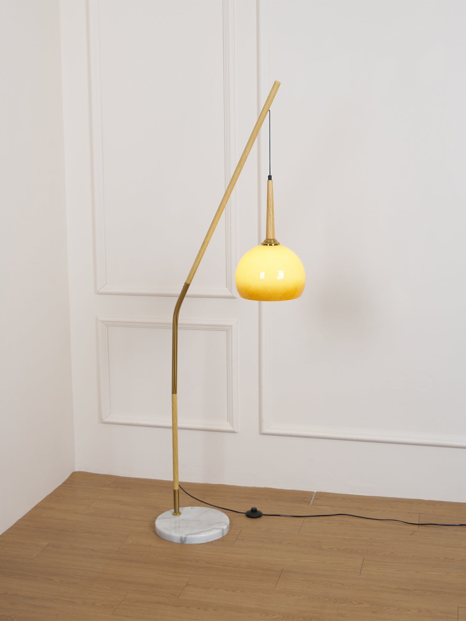 Catalil Retro Glass Floor Lamp