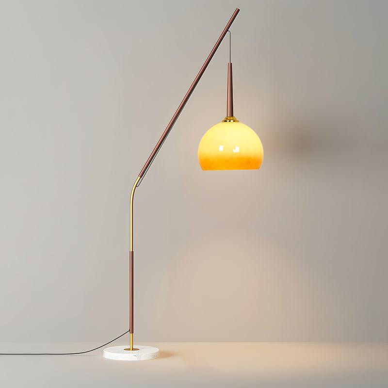 Catalil Retro Glass Floor Lamp