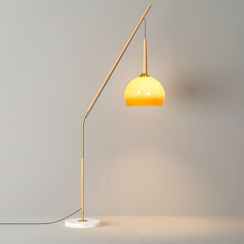 Catalil Retro Glass Floor Lamp