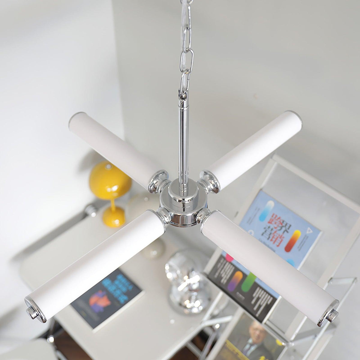 Zoliria Modern Minimalist LED Glass Chandelier