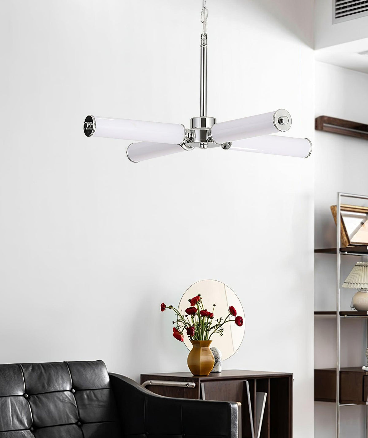 Zoliria Modern Minimalist LED Glass Chandelier