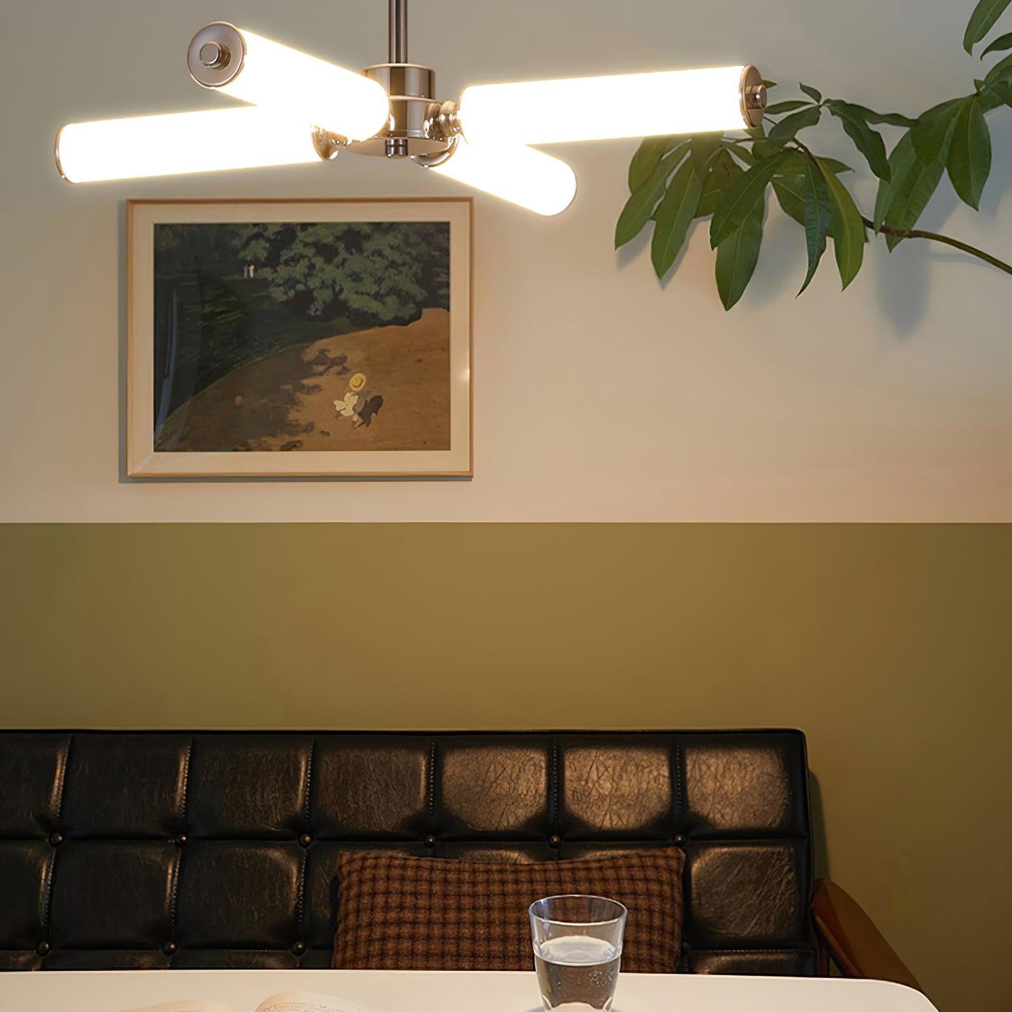 Zoliria Modern Minimalist LED Glass Chandelier