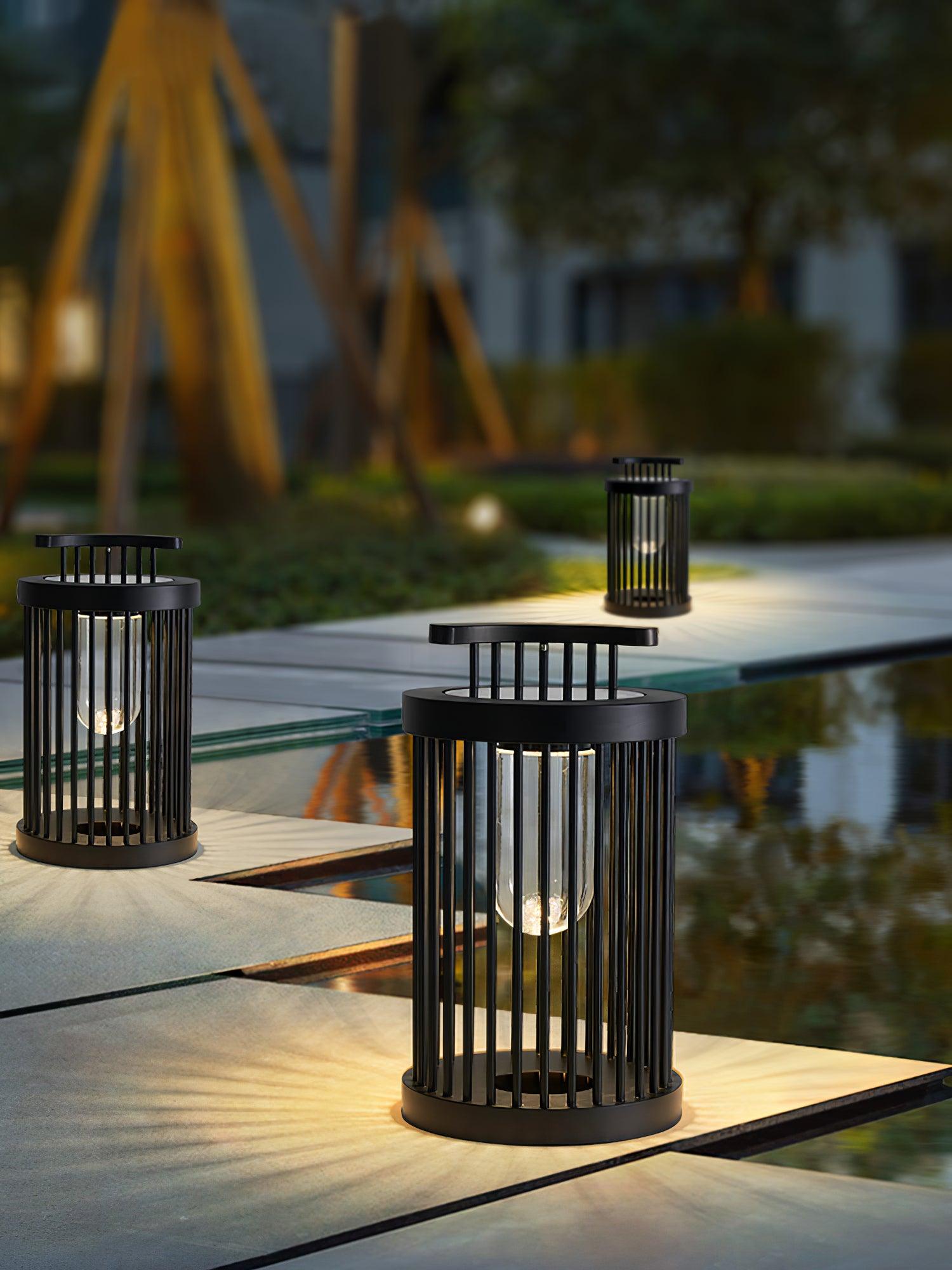 Cage Modern Acrylic Outdoor Light