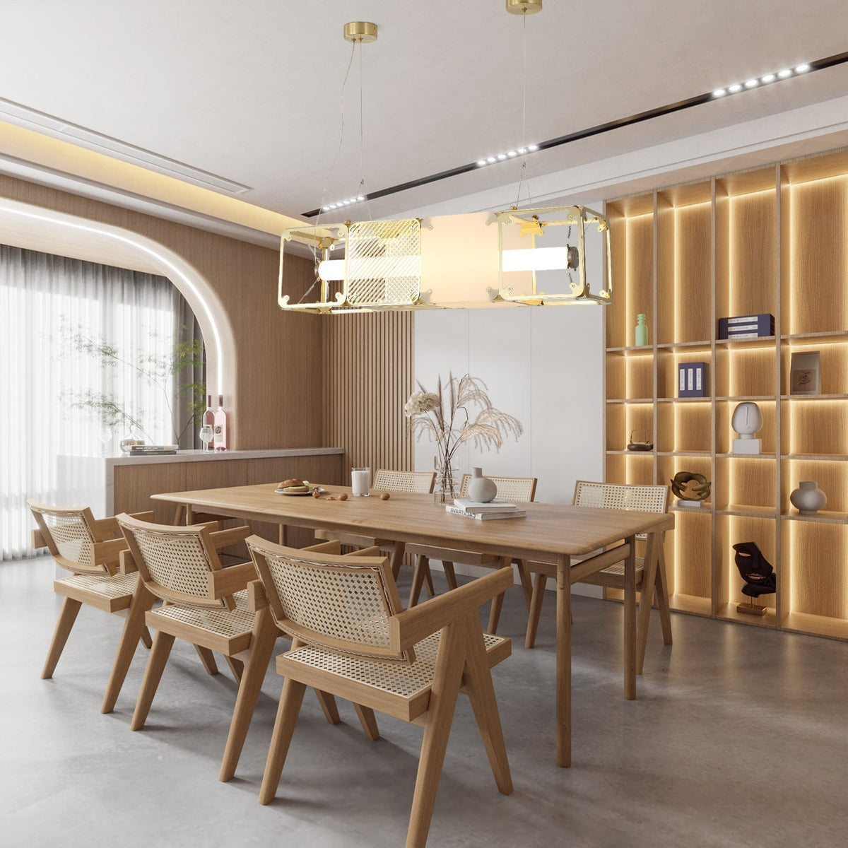 Atheor Premium Nordic Art Brass Pendant Lamp