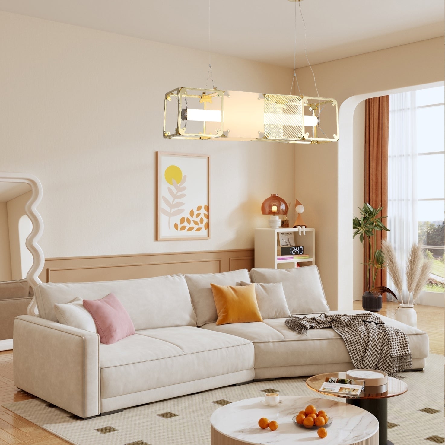 Atheor Premium Nordic Art Brass Pendant Lamp