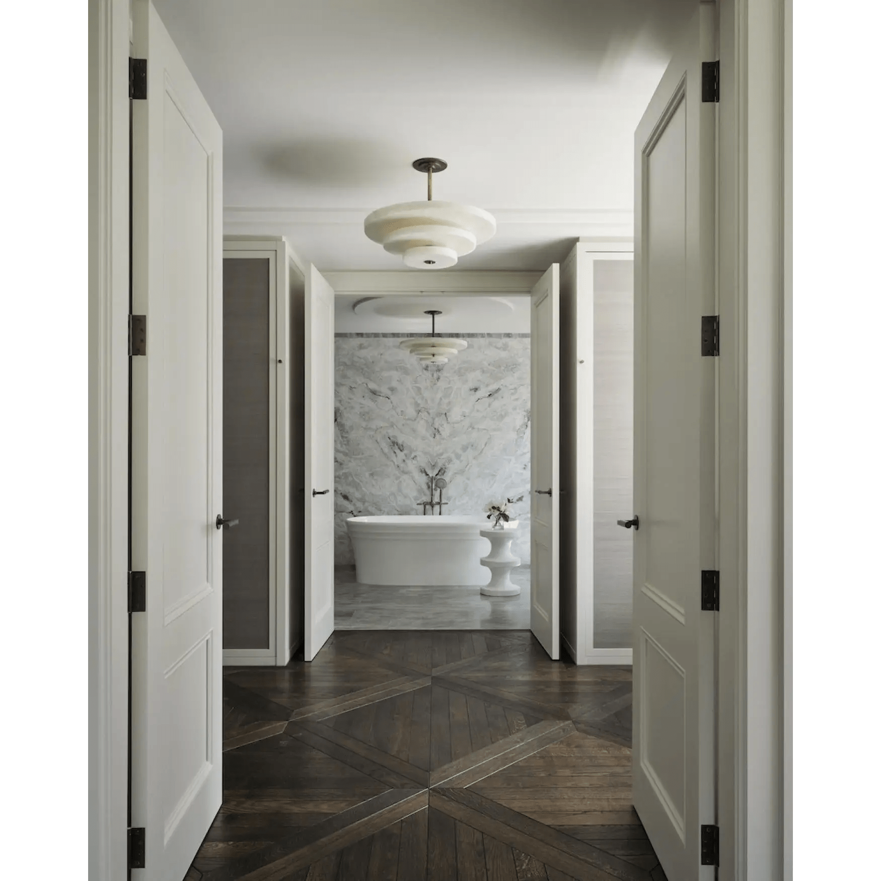 Nivoreria Minimalist Alabaster Pendant Light