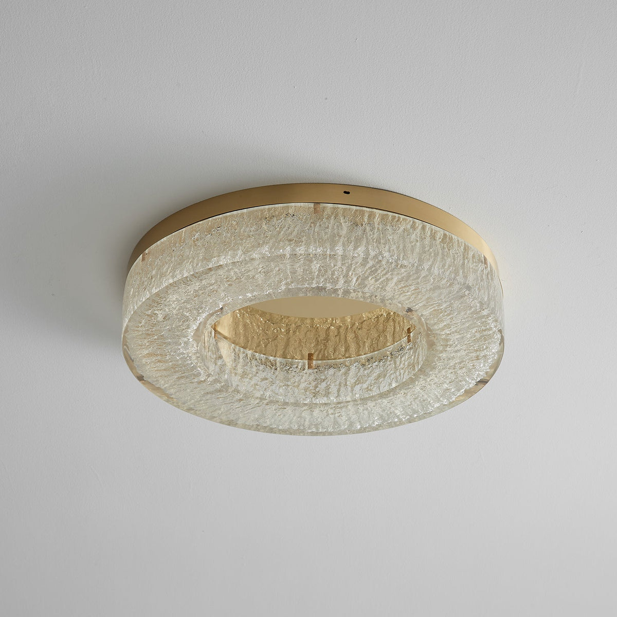 Dovira Ice Crack Circle Resin Ceiling Lamp