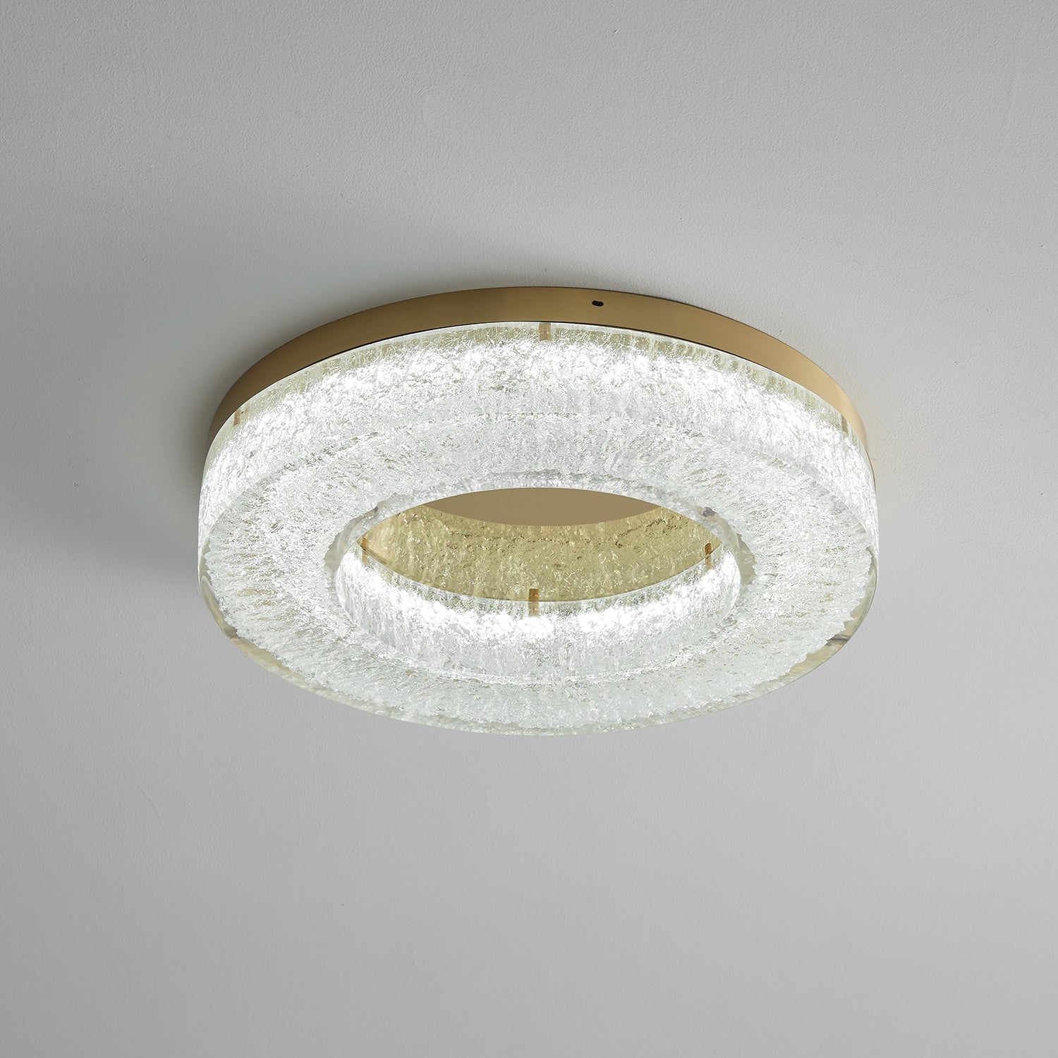 Dovira Ice Crack Circle Resin Ceiling Lamp