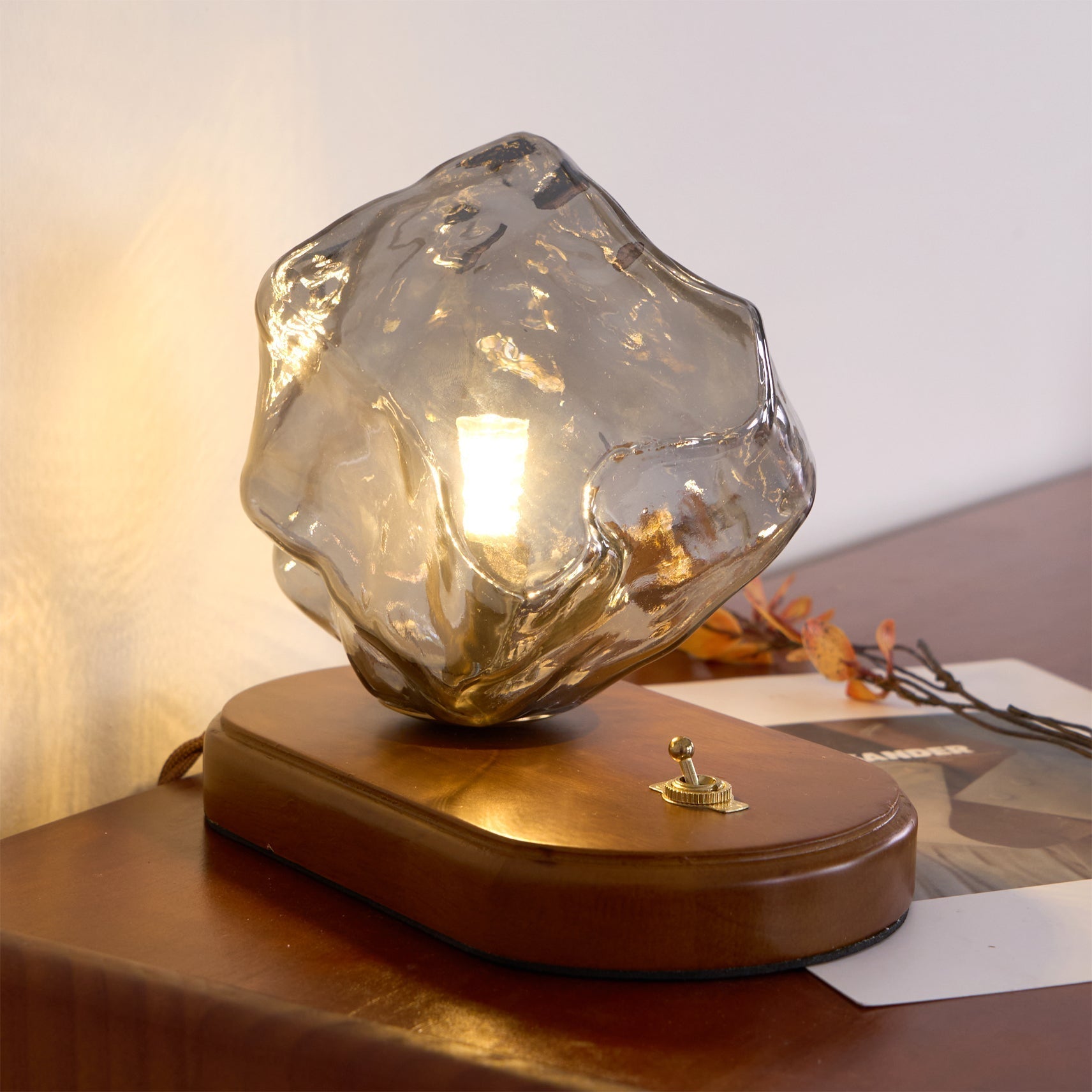 Maris Wood Artistic Table Lamp