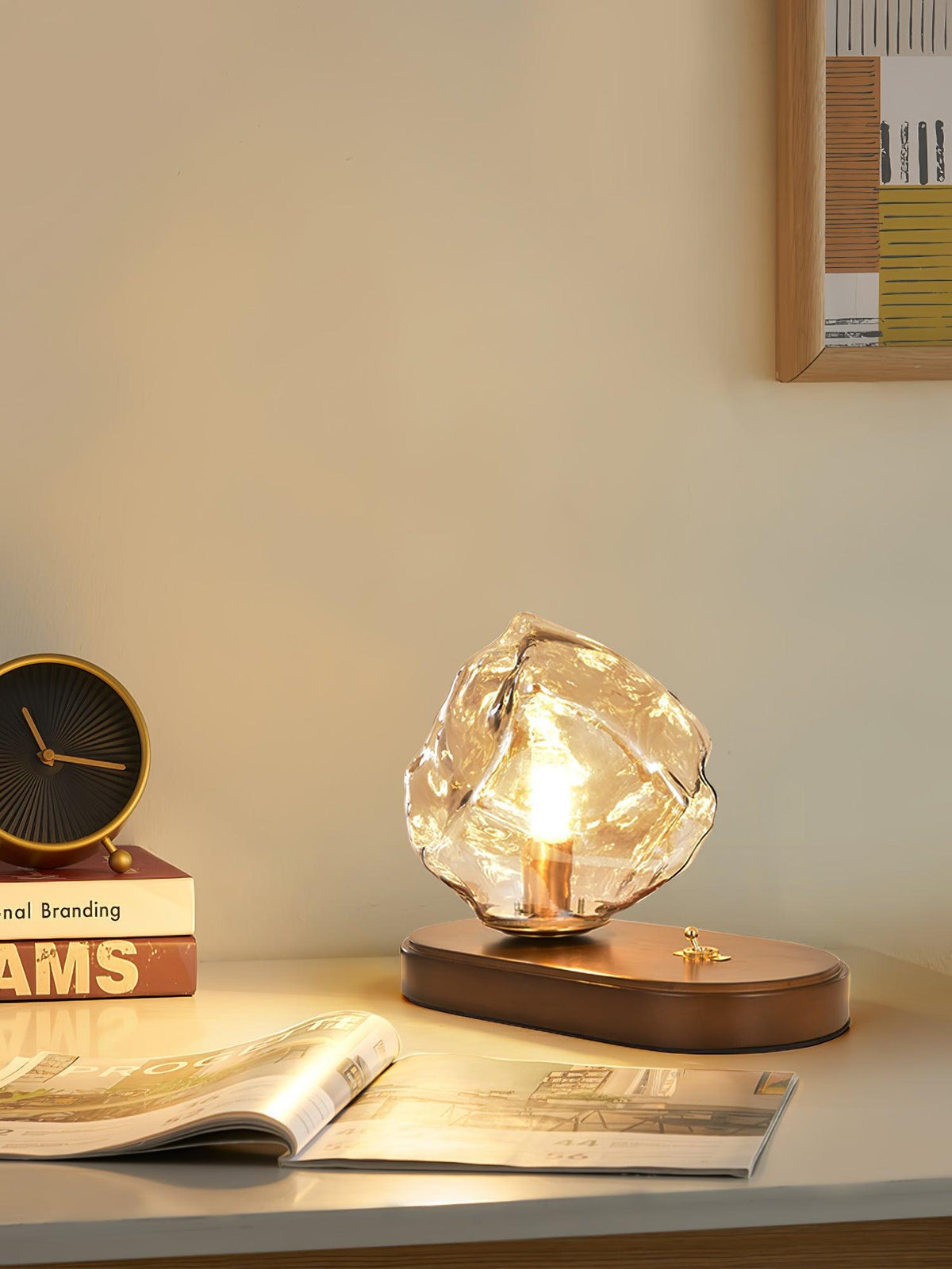Maris Wood Artistic Table Lamp