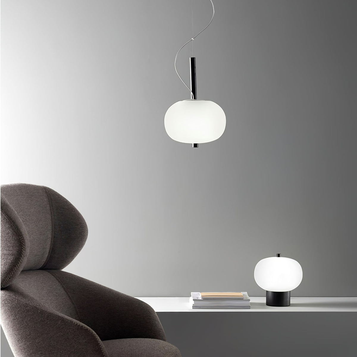 Duality Modern Glass Pendant Light