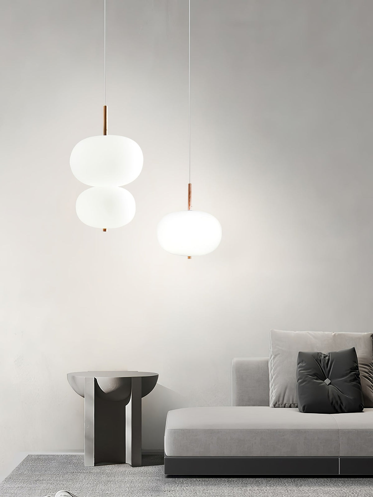 Duality Modern Glass Pendant Light