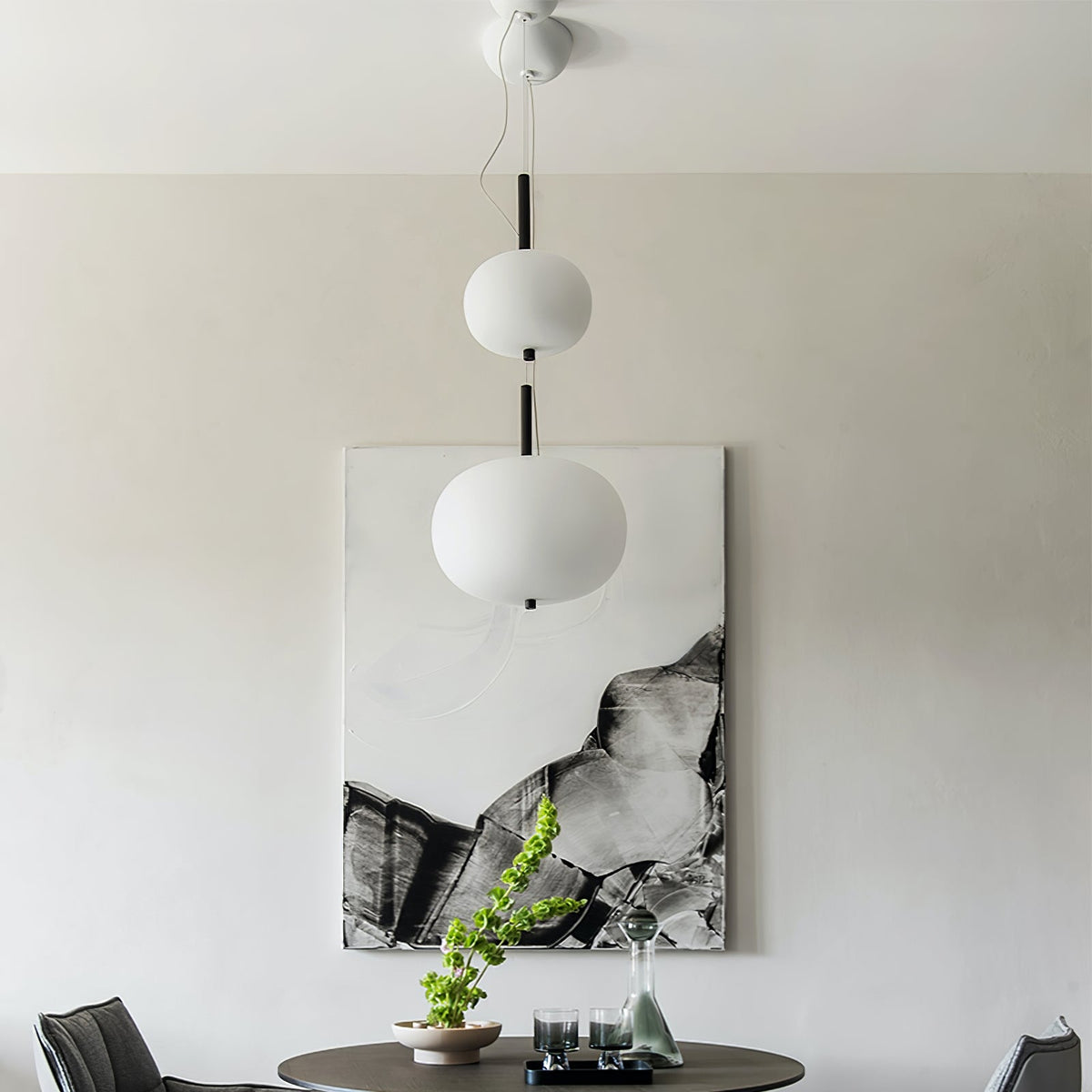Duality Modern Glass Pendant Light