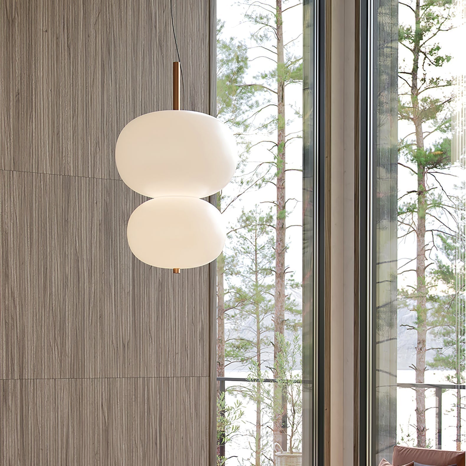 Duality Modern Glass Pendant Light