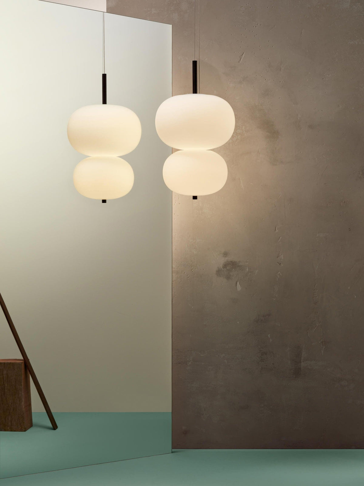 Duality Modern Glass Pendant Light