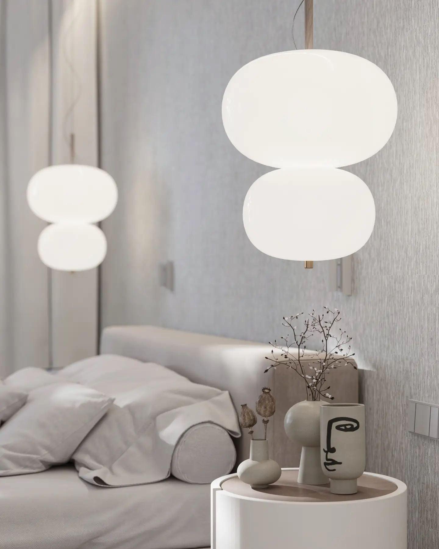 Duality Modern Glass Pendant Light
