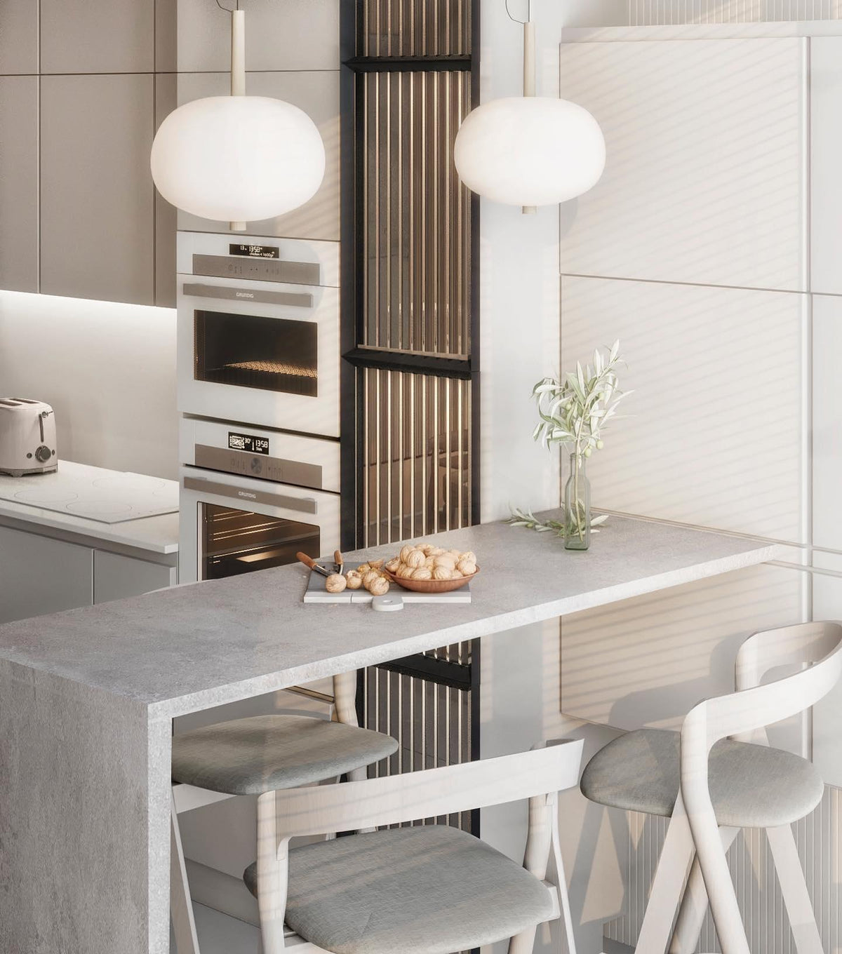 Duality Modern Glass Pendant Light