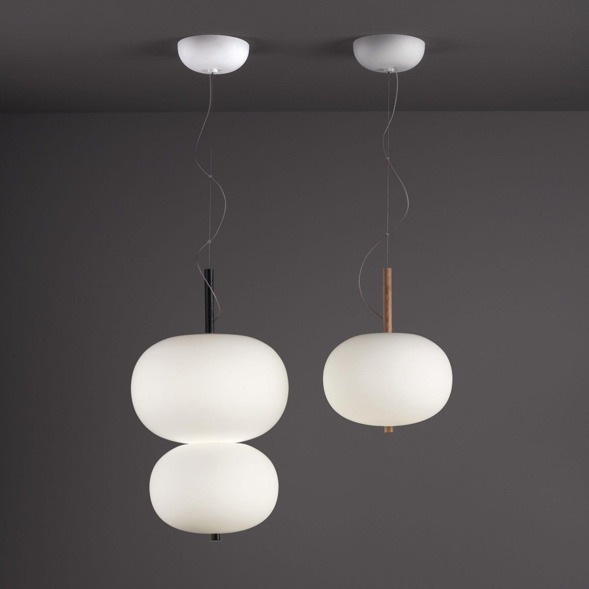 Duality Modern Glass Pendant Light