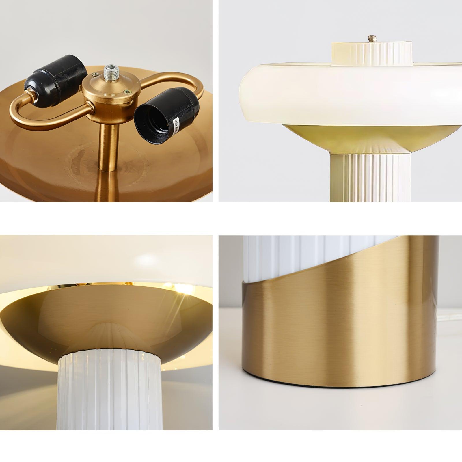 Velisine Contemporary Glass Table lamp