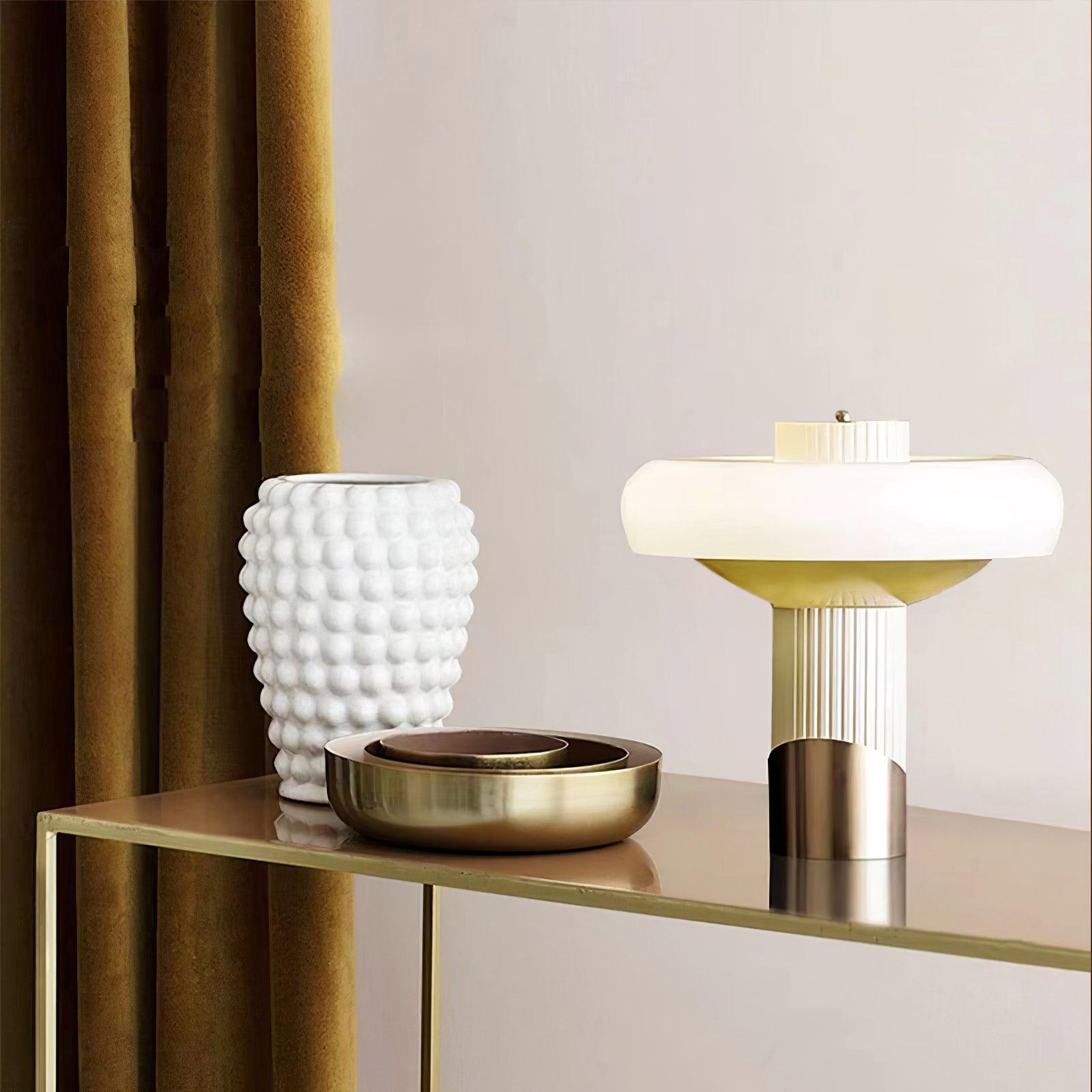 Velisine Contemporary Glass Table lamp