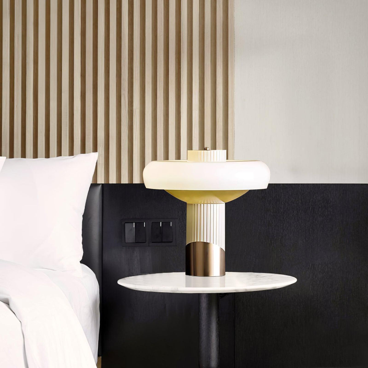 Velisine Contemporary Glass Table lamp