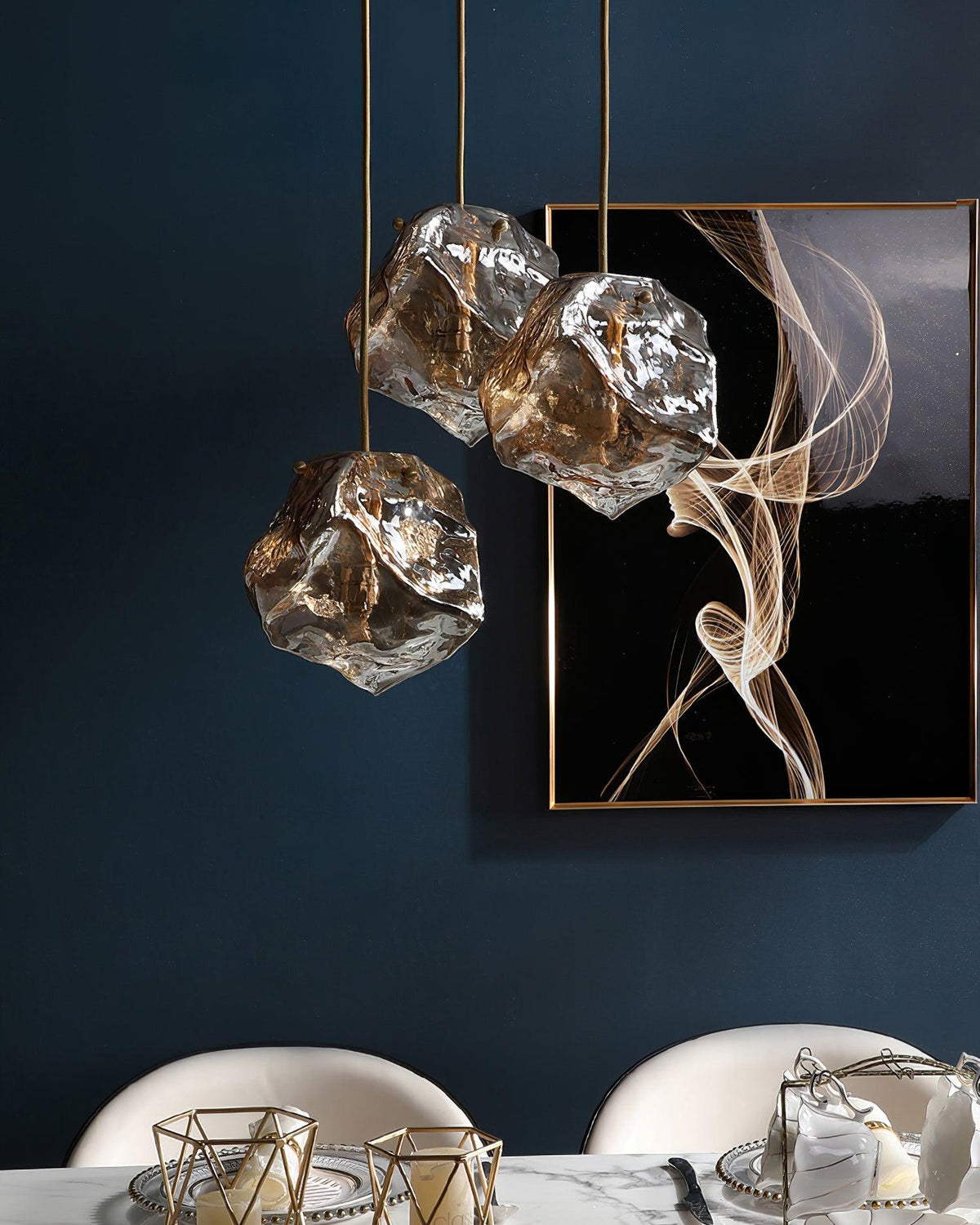 Kixu Brass Luxurious Pendant Lamp