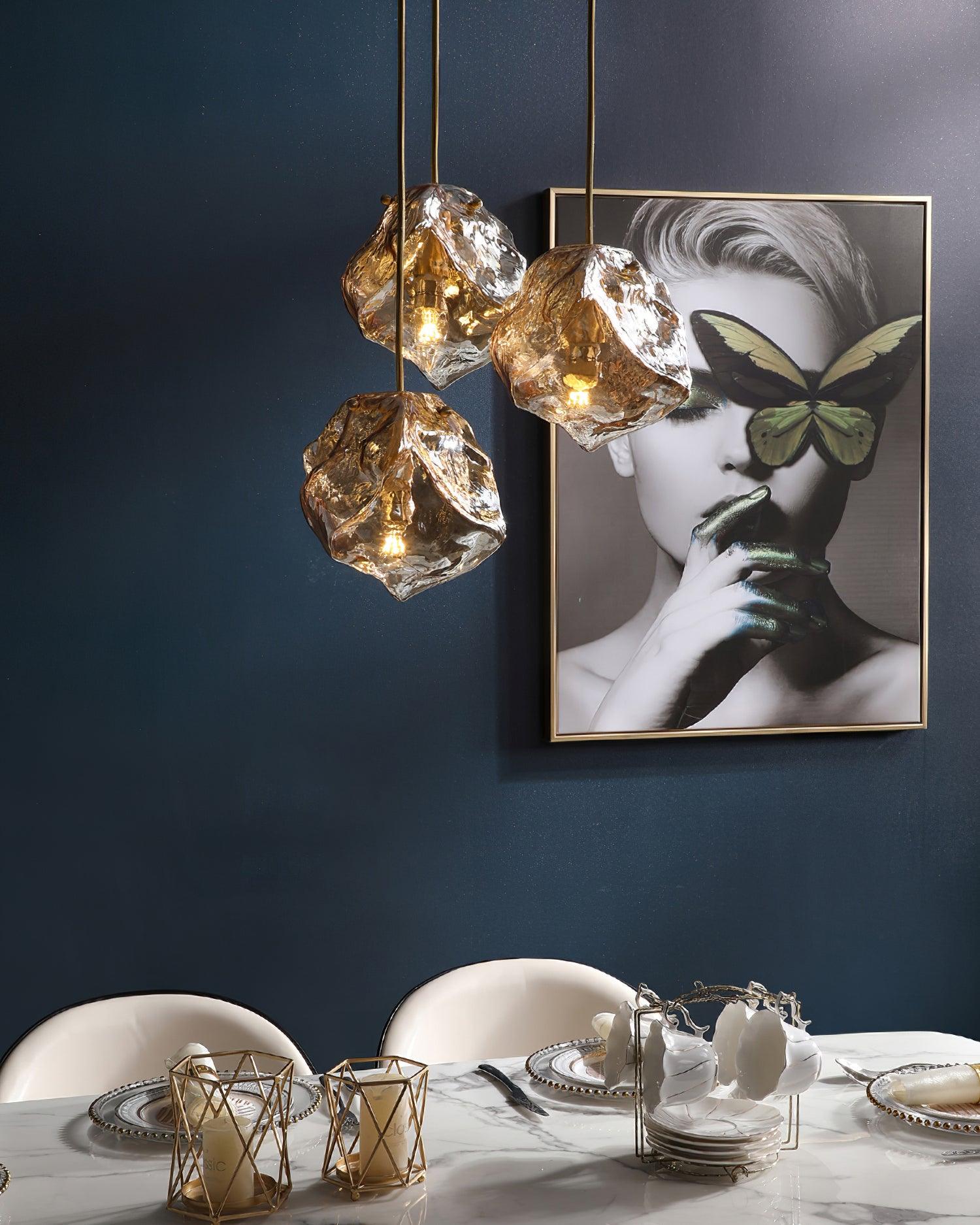 Kixu Brass Luxurious Pendant Lamp